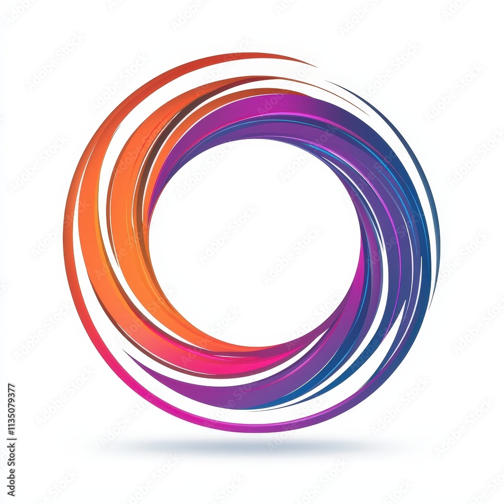 letter O with abstract motion lines icon logo illustration isolated on white background letter O with abstract motion lines icon logo illustration isolated on white background