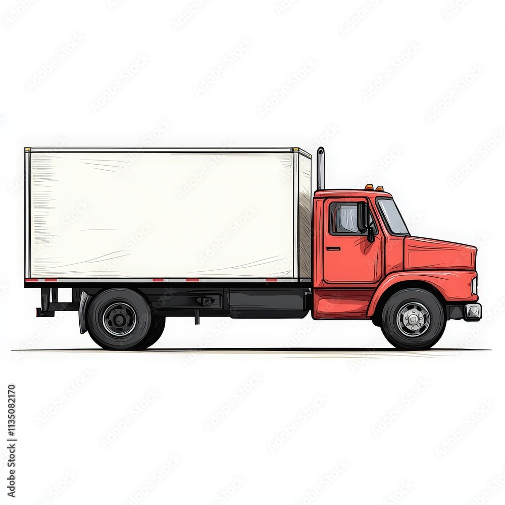 Design of truck car express delivery service icon logo illustration isolated on white background Design of truck car express delivery service icon logo illustration isolated on white background