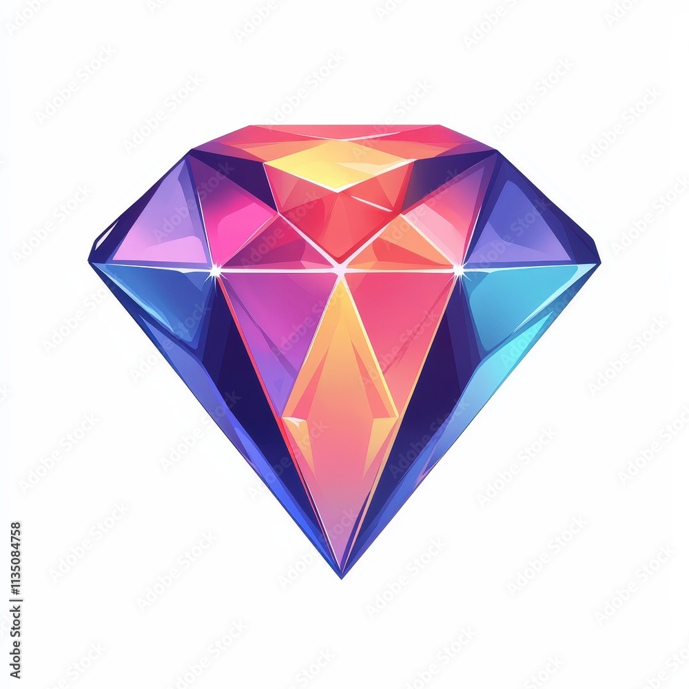Design of diamond icon logo illustration isolated on white background Design of diamond icon logo illustration isolated on white background