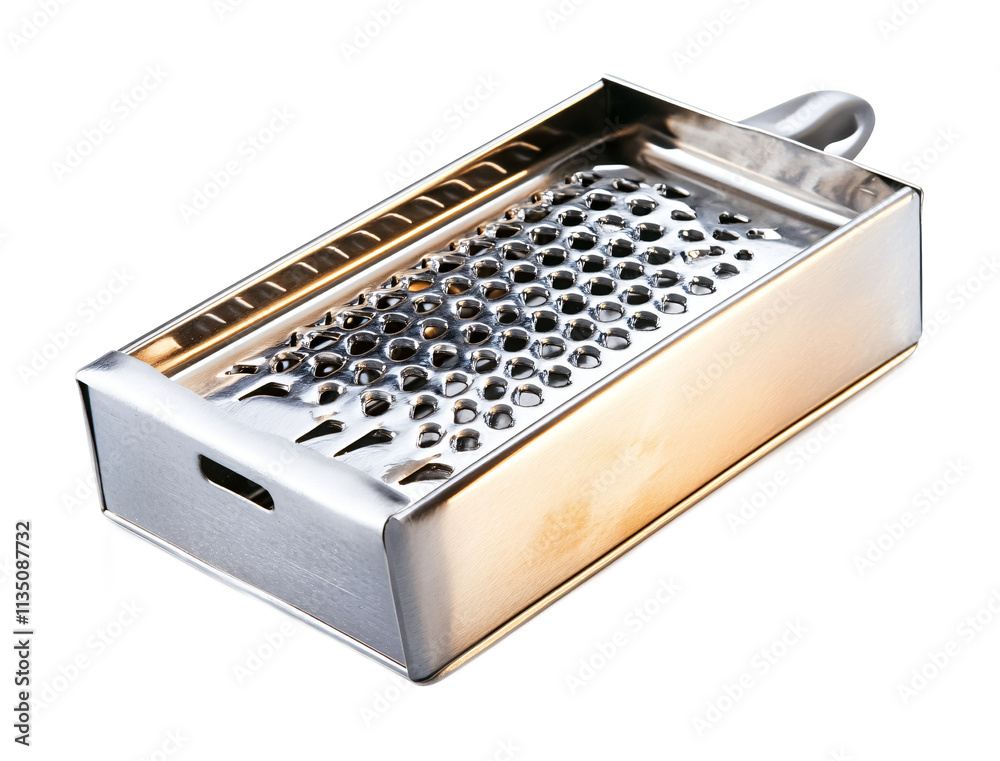 Cheese Grater Box for Grating & Shredding - Isolated on White Background Cheese Grater Box for Grating & Shredding - Isolated on White Background