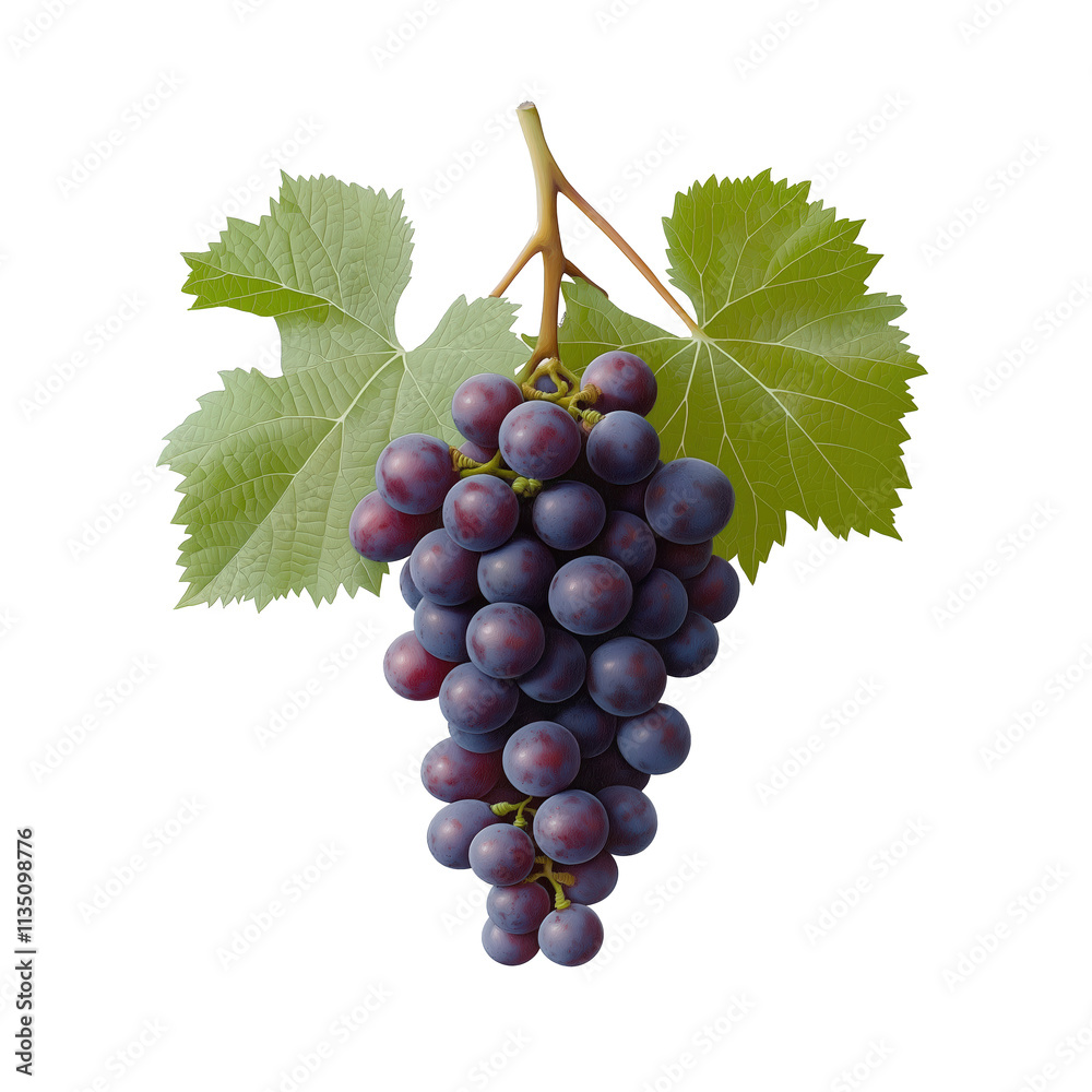 Obraz premium Juicy Dark Purple Grapes