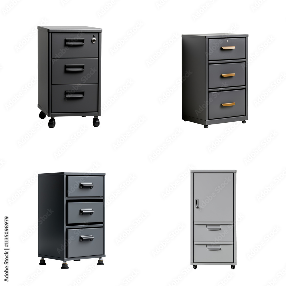Modern Filing Cabinets in Various Colors Modern Filing Cabinets in Various Colors