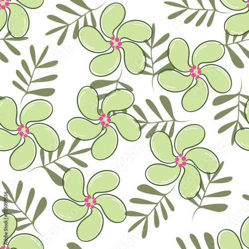 Floral seamless background - pattern for continuous replicate. See more seamless backgrounds in my portfolio