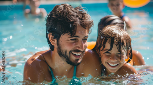 Children with a Tutor in the Pool: Fun Summer Learning and Education