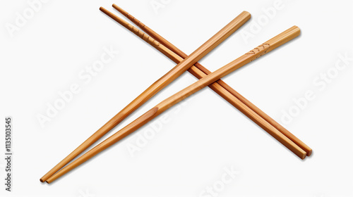 Transparent PNG of a Set of Chopsticks Cut-Out – Perfect for Culinary and Asian-Themed Designs