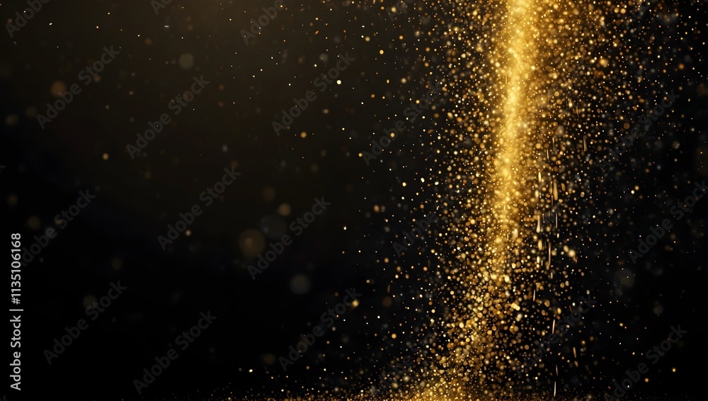 A vertical column of golden sparks or glitter against a dark background.
A vertical column of golden sparks or glitter against a dark background.