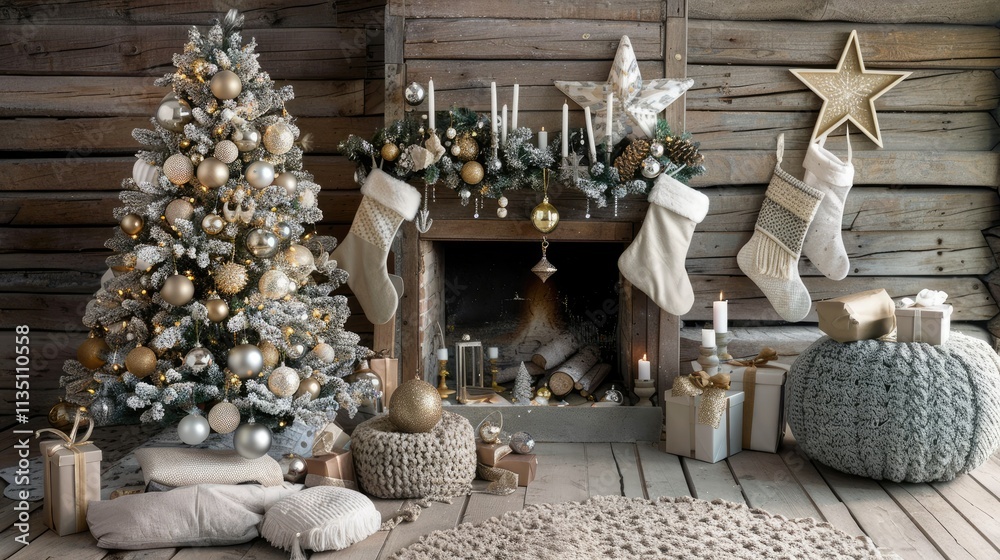 Obraz premium A Christmas tree