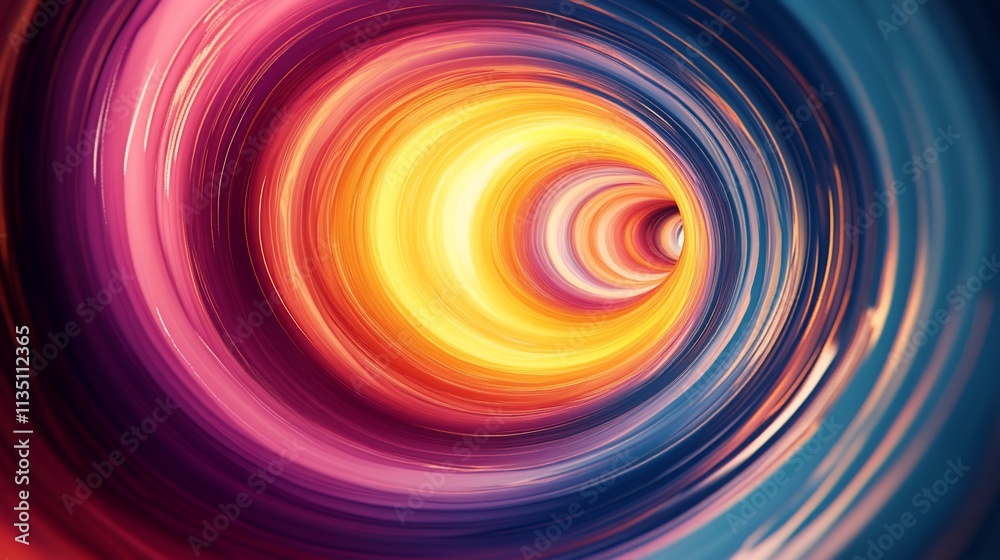 Colorful swirling tunnel with light at end. Colorful swirling tunnel with light at end.