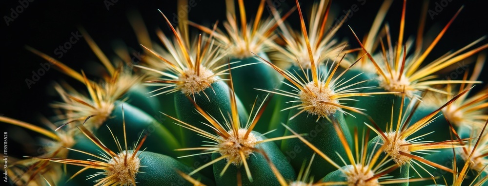 Fototapeta premium Closeup of Cactus Spines: A Stunning Botanical Detail