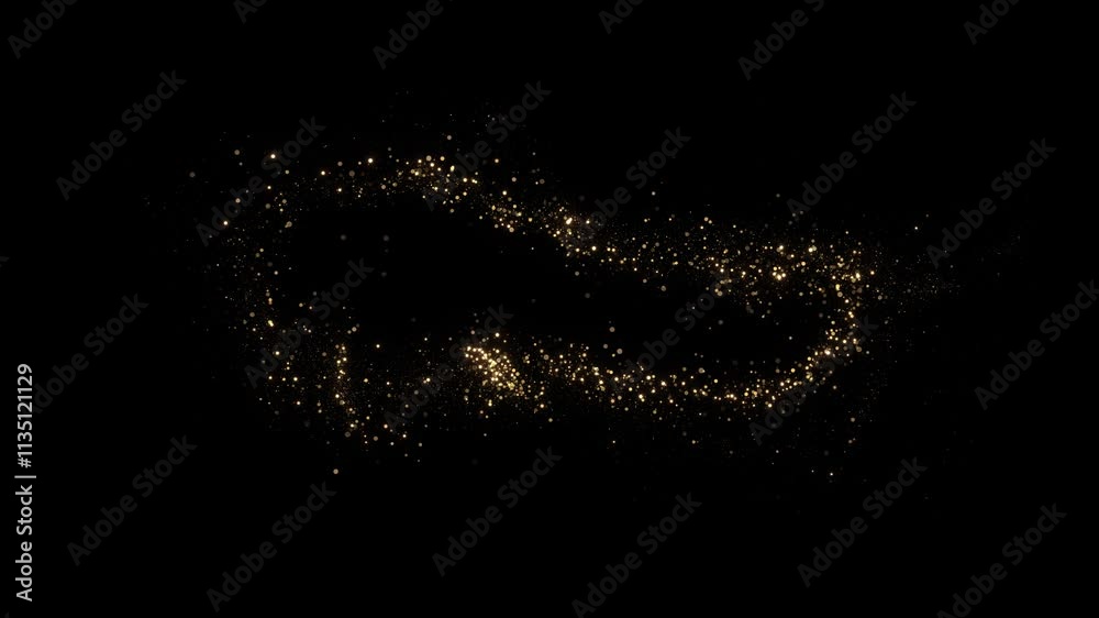Gold glittering star dust Particles Trail sparkling particles black background. Space Golden flying particles. Shining Magic Light. Fairy Tail Glitter Particles Sparkling Glitter Particle Awards 4K 3D Gold glittering star dust Particles Trail sparkling particles black background. Space Golden flying particles. Shining Magic Light. Fairy Tail Glitter Particles Sparkling Glitter Particle Awards 4K 3D