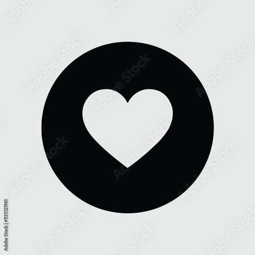 heart icon vector illustration