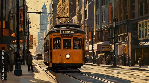 Wallpaper Mural Urban Mystique Illustration with Cityscapes, Neon Lights, and Mysterious Atmosphere Torontodigital.ca