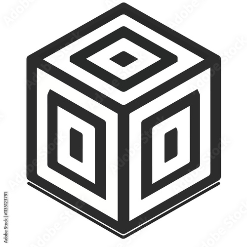 2D demand web icon in line style