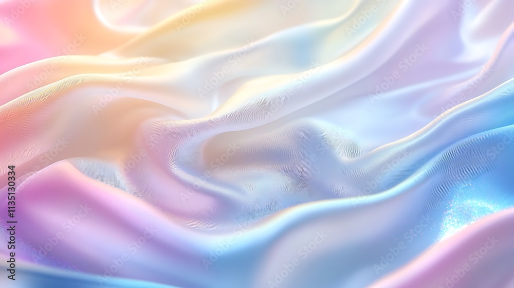Holographic pastel rainbow background with irides Holographic pastel rainbow background with irides