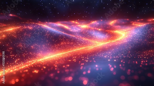 Illuminated vibrant 2025 glowing sparkler fireworks bright trails against deep dark blue sky festive celebration theme