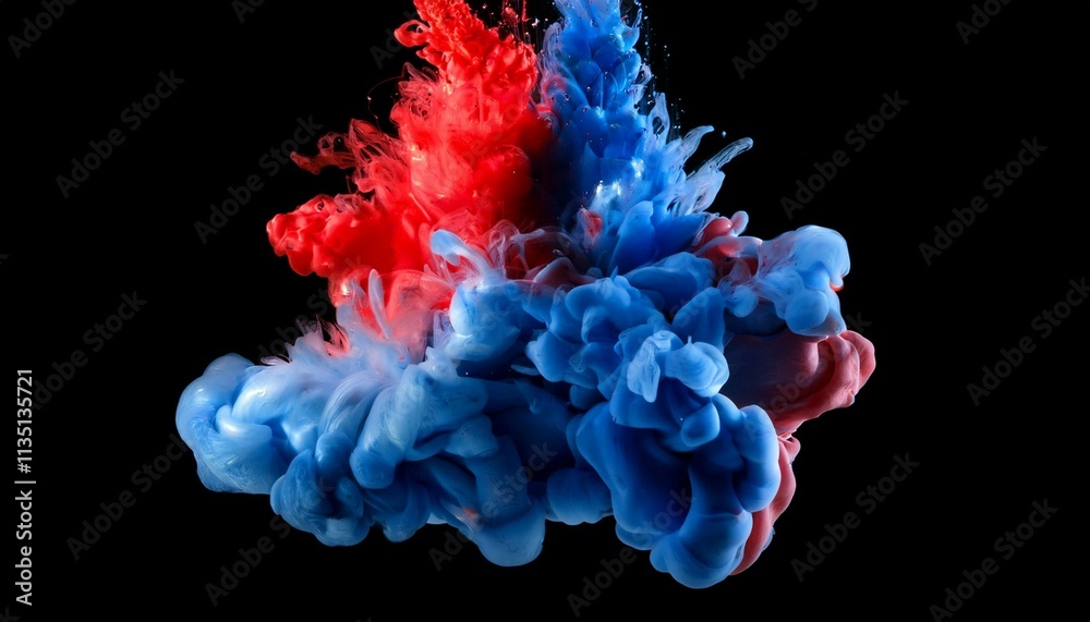 Obraz premium red and blue