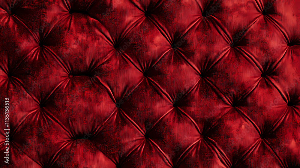 Fototapeta premium Red velvet texture background. Velvet. Illustration