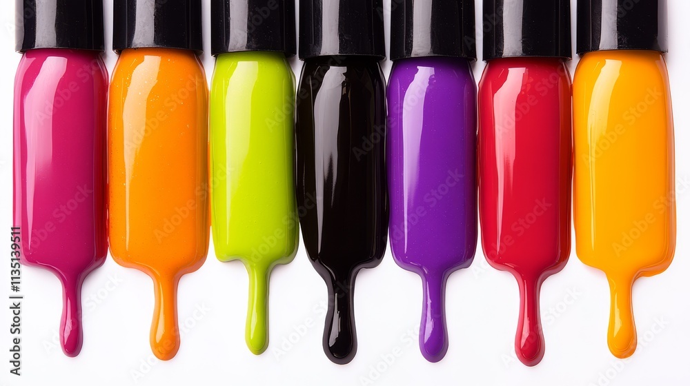 abstract background with nail polish and place for text. abstract background with nail polish and place for text.