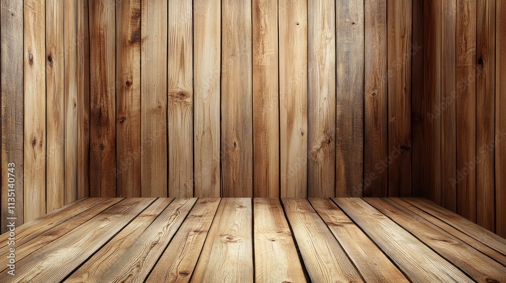 Rustic Wooden Room Interior: A Warm and Inviting Space Rustic Wooden Room Interior: A Warm and Inviting Space