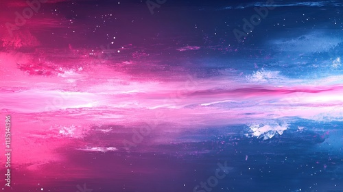 Celestial Dreamscape: A Symphony of Pink and Blue Hues