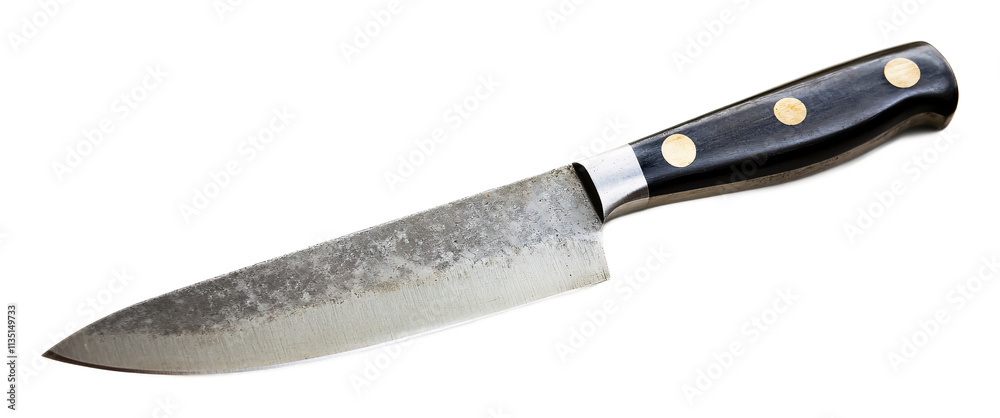 Chopping Knife for Cutting & Preparation - Isolated on White Background