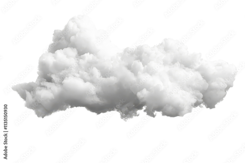 A fluffy white cloud, billowy and soft, floating in a clear space. A fluffy white cloud, billowy and soft, floating in a clear space.