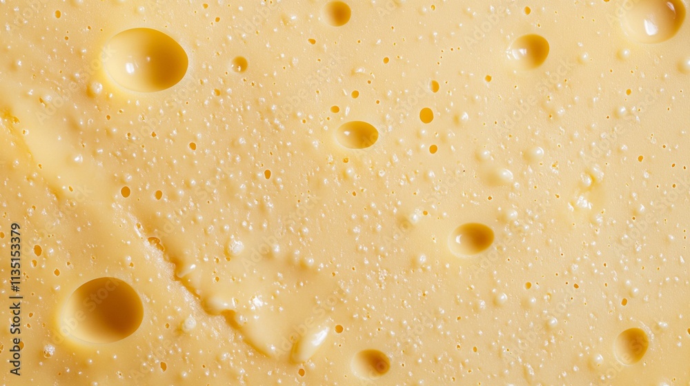 Intricate Close-Up of Emmental Cheese Texture for Culinary and Food Presentation Use Intricate Close-Up of Emmental Cheese Texture for Culinary and Food Presentation Use