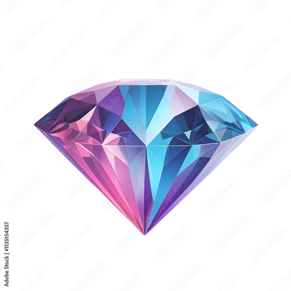 A stunning, 3D rendered, high resolution image of a multifaceted diamond. A stunning, 3D rendered, high resolution image of a multifaceted diamond.