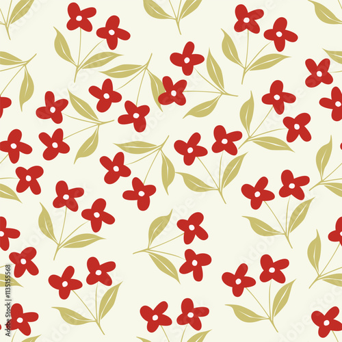 Floral seamless background - pattern for continuous replicate. See more seamless backgrounds in my portfolio