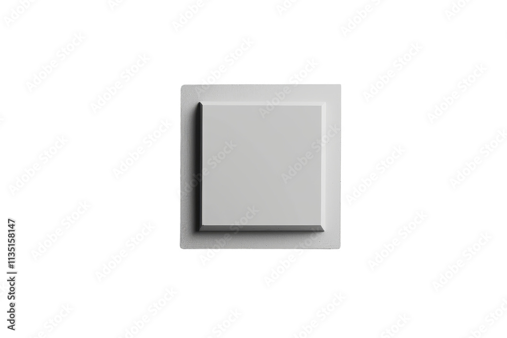 A simple, modern gray button with a subtle raised design, featuring clean lines and a minimalist aesthetic. A simple, modern gray button with a subtle raised design, featuring clean lines and a minimalist aesthetic.