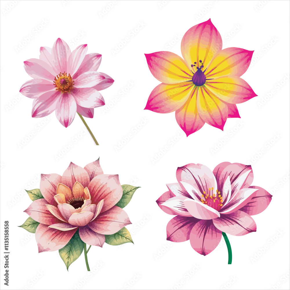 Flower Vector Design Flower Vector Design