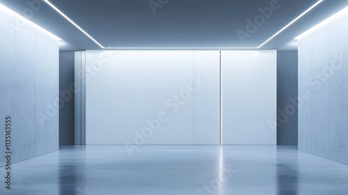 Modern Minimalist Interior with Clean Lines and Light