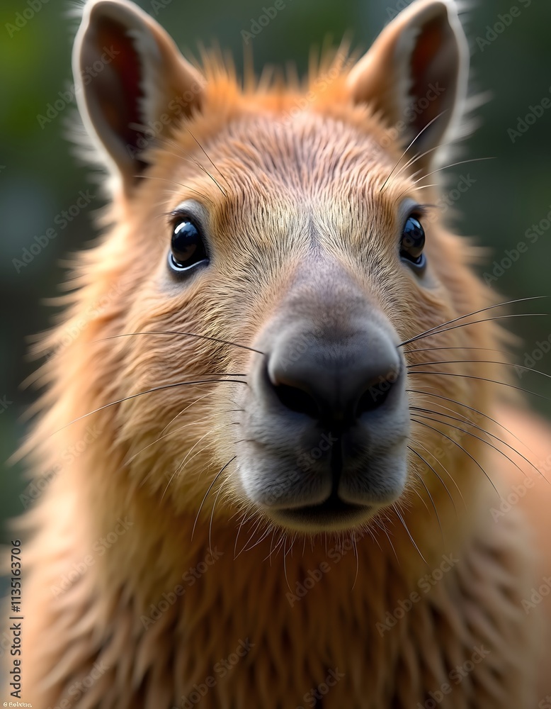 Fototapeta premium close up capybara