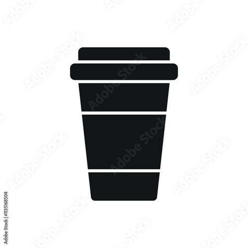 Hot chocolate drink icon, a charming vector graphic showcasing a warm mug with swirling steam and a touch of sweetness