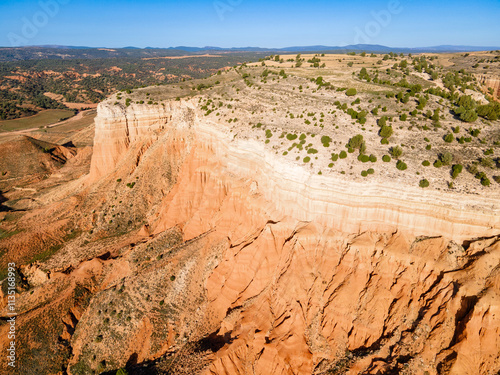 Rambla Barrachina mountain range in Teruel, Spain photo