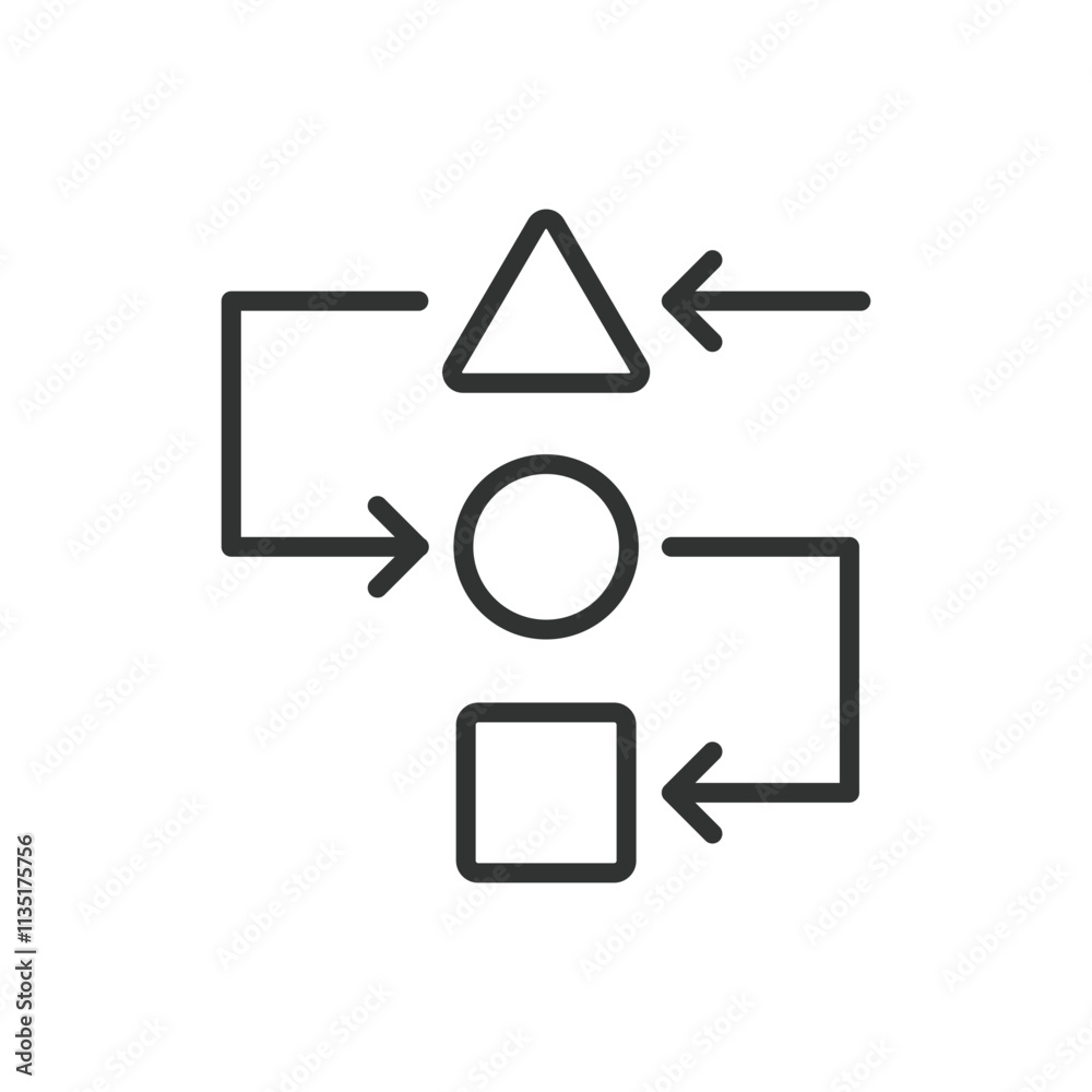 Various step-by-step tasks, icon in line design. Tasks, step-by-step ...