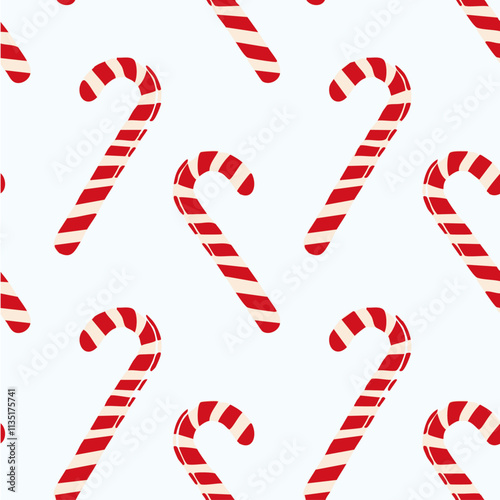 Candy Cane Background Pattern 