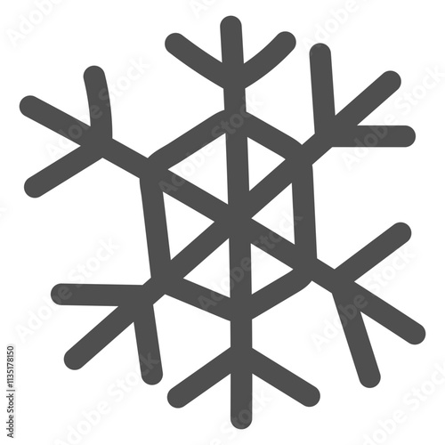 Snowflake Hand drawing