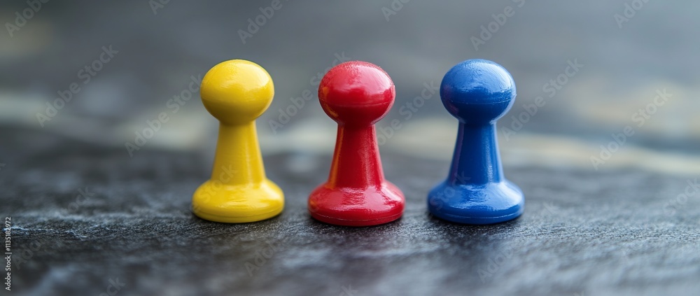 Colorful Pins on