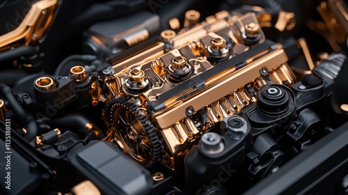 A mechanic carefully tightening bolts on a luxury car engine under studio lighting --ar 16:9 --quality 2 --personalize ooj6fpf --v 6.1 Job ID: c5d0cc07-5811-4c18-be3b-c5d75581c0d7