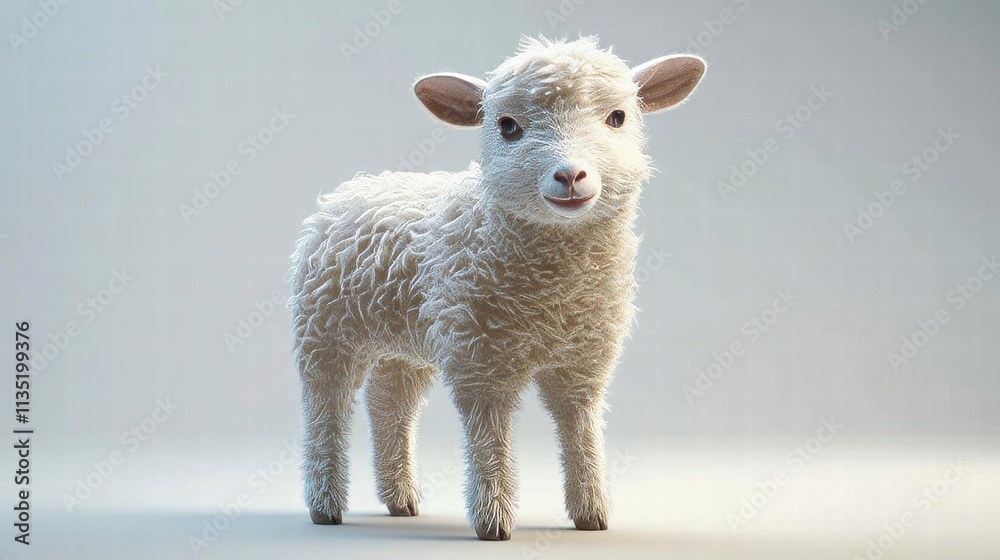 Fototapeta premium sheep, lamb, farm, wool, agriculture