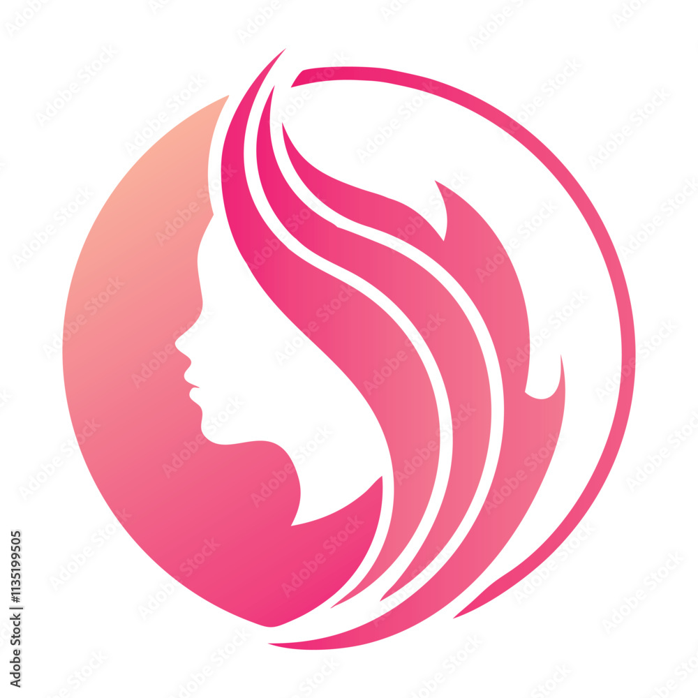 Logo for a beauty parlour, simple clean logo, Creative Logo Icon, white background, 2d style, logo style design on white background. Logo for a beauty parlour, simple clean logo, Creative Logo Icon, white background, 2d style, logo style design on white background.