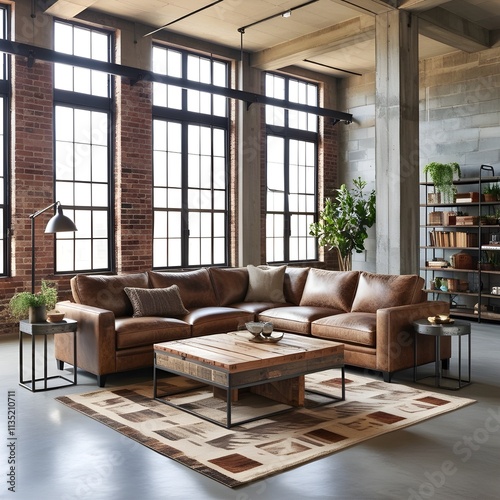 Wallpaper Mural minimalist modern living room, exuding sophistication and elegance with clean lines and luxurious furnishings Torontodigital.ca