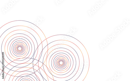 abstract background with circles photo