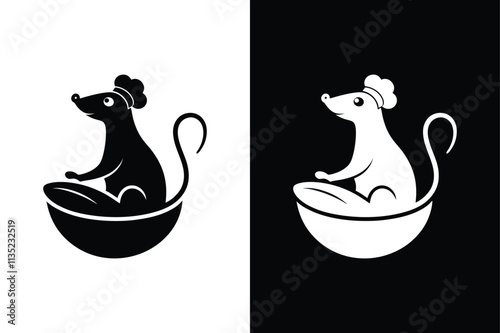 Ratatouille icon vector on White Background ,Vector Art Illustration on white background.