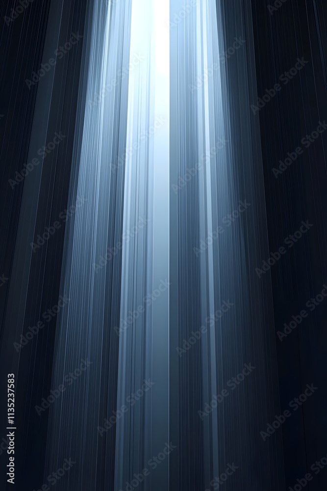 A mesmerizing display of light beams cutting through a dark space, creating a serene and ethereal atmosphere filled with soft gradients and cool tones. A mesmerizing display of light beams cutting through a dark space, creating a serene and ethereal atmosphere filled with soft gradients and cool tones.