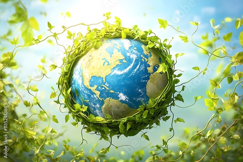 ESG environment social governance investment business concept.  Generated By Ai