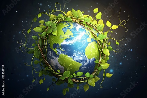 ESG environment social governance investment business concept.  Generated By Ai