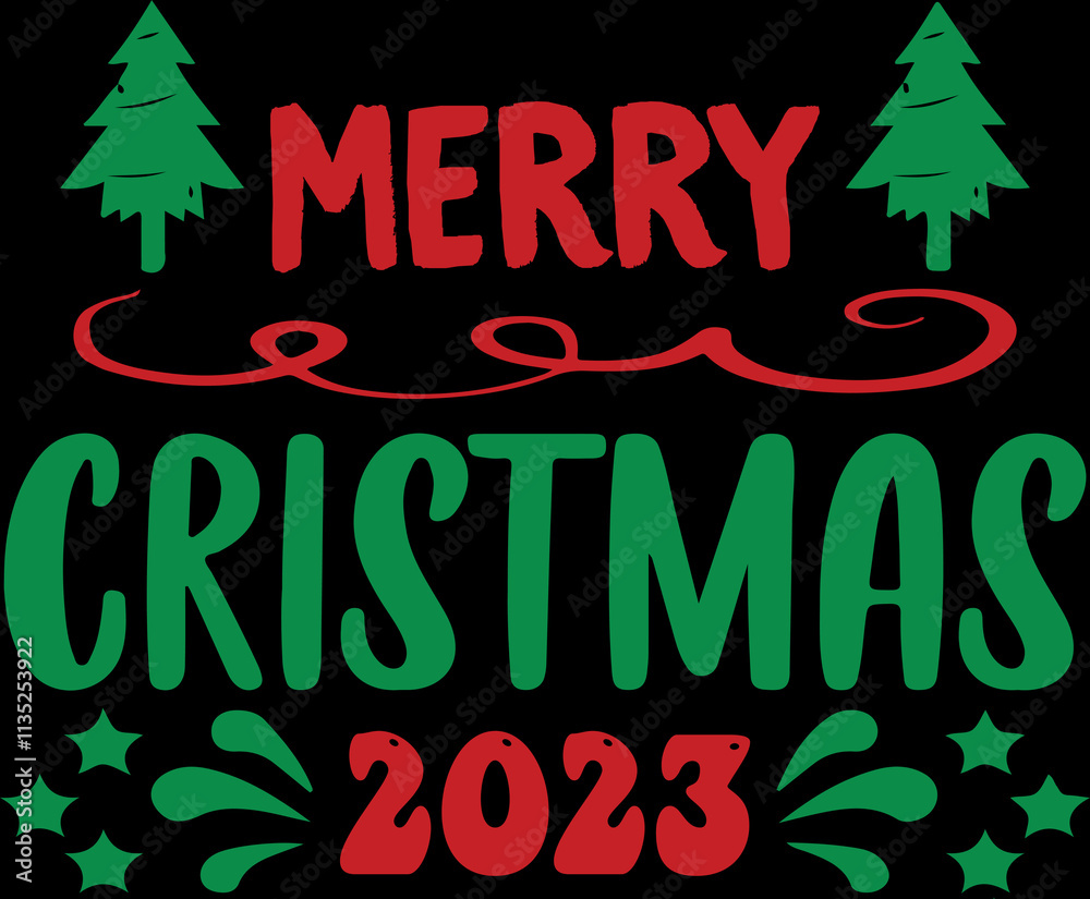 Naklejka premium merry christmas