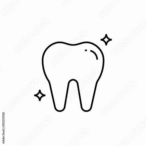 clean tooth healthy icon sign vector